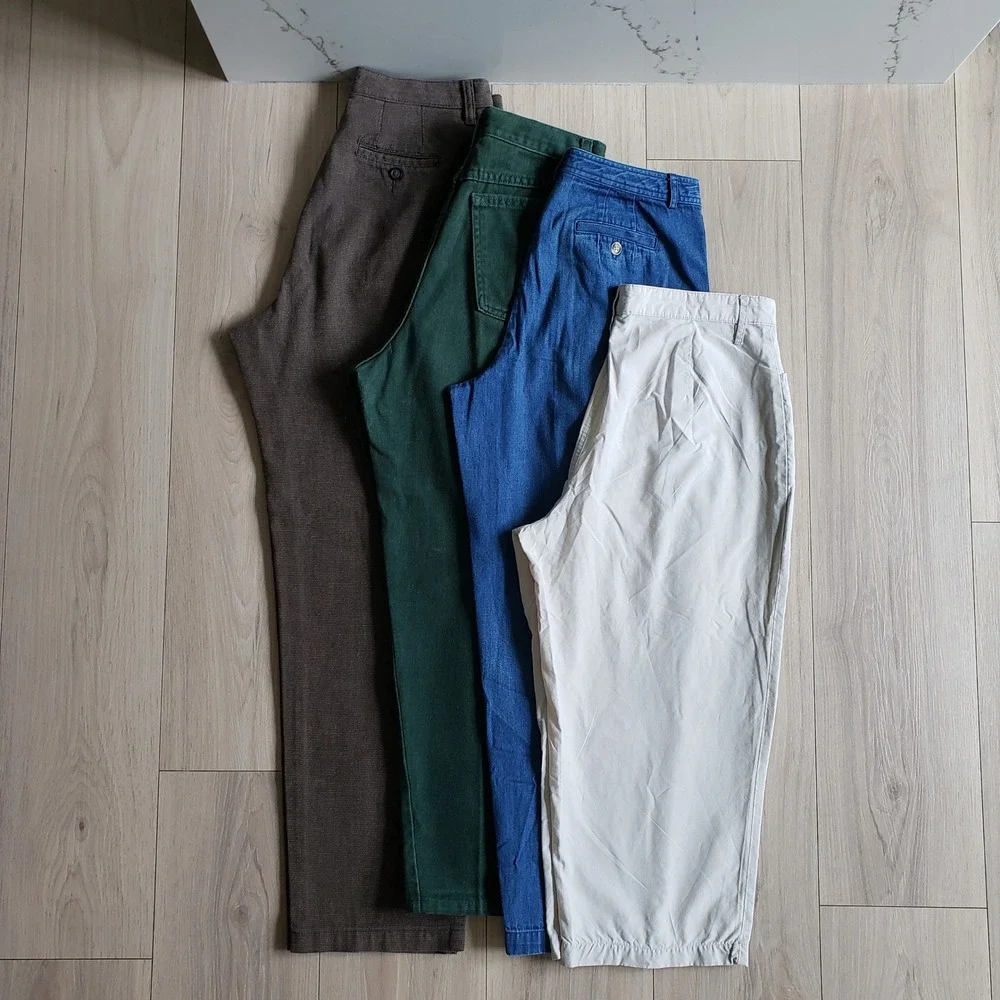 Womens Pants Bundle 10 Talbots Lee Vintage High Rise Mom Lot 4Pc